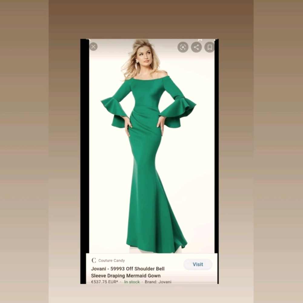 Green Jovani Evening/Formal Dress (NWOT)